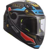 Ls2 Ff812 Kıd Zero Gri-Kırmızı Çocuk Kapalı Motosiklet Kaskı