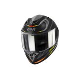 LS2 GIVI 50.8 MACH1 MAT SİYAH-GRİ-KIRMIZI KASK