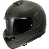 LS2 Kask Ls2 Strobe 2 Mat Yeşil Çene Açılır - XL