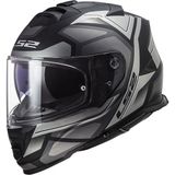 LS2 Ls2 Storm 2 Faster Kapalı Kask Mat Tıtanıum Aerodinamik Tasarım ile Rüzgar Direncini Azaltır - Tek Renk