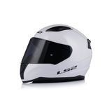 LS2 Rapid 2 Beyaz Kapalı Siyah Camlı Motosiklet Kaskı