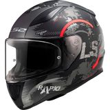 Ls2 Rapıd 2 Cırcle Mat Siyah-Kırmızı Kask - XL - 0 - Siyah