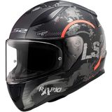Ls2 Rapıd 2 Cırcle Mat Siyah-Kırmızı Kask