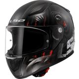 Ls2 Rapıd 2 Clawn Kapalı Kask Mat Siyah-gri-kırmızı 2X-LARGE