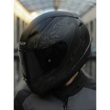 LS2 Rapıd 2 Crypt Mat Siyah Fullface Motosiklet Kaskı Siyah Camlı Polikarbonat Malzeme ile XS Beden İçin Tasarlandı