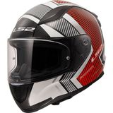 Ls2 Rapıd 2 Extra Beyaz-Kırmızı Kask - Beyaz - Kırmızı - XL