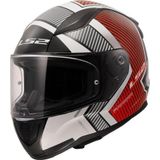 Ls2 Rapıd 2 Extra Kapalı Kask Beyaz-kırmızı X-SMALL