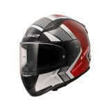 Ls2 Rapid 2 Extra Kapalı Kask Beyaz Kırmızı XS
