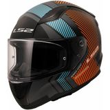 Ls2 Rapıd 2 Extra Kapalı Kask Mat Gri - Neon Turuncu - Mavi - Turuncu