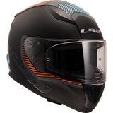 Ls2 Rapıd 2 Extra Mat Gri-Neon Turuncu Full Face Motosiklet Kaskı - 3XL