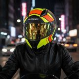 Ls2 Rapıd 2 Extra Mat Neon Sarı-Navy Mavi Kask (Sarı Vizör + Şeffaf Vizör) - 3XL - Tek Renk