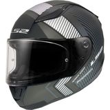 Ls2 Rapıd 2 Extra Mat Siyah-Gri Motosiklet Kaskı - XS