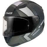 Ls2 Rapıd 2 Extra Motosiklet Kapalı Kask Siyah Gri - XL
