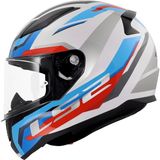 Ls2 Rapıd 2 Hyper Beyaz-Mavi-Kırmızı Kask - 2XL
