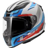Ls2 Rapıd 2 Hyper Beyaz-Mavi-Kırmızı Kask - XS - Beyaz - Kırmızı