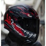 LS2 Rapid 2 Kaiju Siyah Camlı Kapalı Motosiklet Kaskı