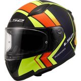LS2 Rapid 2 Mat Neon Sarı Siyah Turuncu Navy Mavi Extra Kapalı Motorsiklet Kask