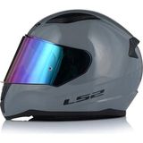 Ls2 Rapıd 2 Nardo Gri Fullface Motosiklet Kaskı Mavi Camlı +Şefaf Cam - 2XL