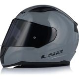 Ls2 Rapıd 2 Nardo Gri Fullface Motosiklet Kaskı Siyah Camlı +Şefaf Cam