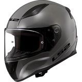 LS2 Rapid 2 Nardo Gri Kask, Polikarbon Malzeme ile Tasarlanmış, Motosiklet Sürücüleri İçin Uygun - XS