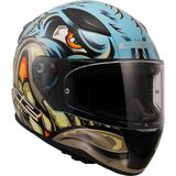 Ls2 Rapıd 2 Neo Mavi-Mor Full Face Motosiklet Kaskı - 3XL