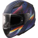 Ls2 Rapid 2 Optik Mat Mavi-Mor Full Face Motosiklet Kaskı - XS