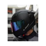 LS2 Rapid 2 Race Fullface Gökkuşağı Camlı Mat Siyah Motosiklet Kaskı