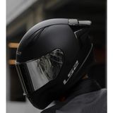 LS2 Rapid 2 Race Fullface Gri Camlı Mat Siyah Motosiklet Kaskı