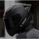 LS2 Rapid 2 Race Fullface Siyah Camlı Mat Siyah Motosiklet Kaskı