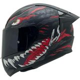 Ls2 Rapıd 2 Race Kaıju Mat Siyah-Kırmızı Kask
