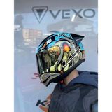 Ls2 Rapıd 2 Race Neo Mavı-Sarı Kask+Spoıler+Gold Cam(Seffaf+Gold Cam)