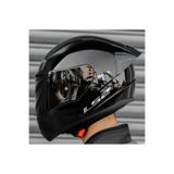 LS2 Rapıd 2 Race Parlak Siyah Full Face Motosiklet Kaskı (1 Renkli + 1 Şeffaf Vizörlü)