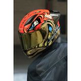 LS2 Rapıd 2 Race Spox Kırmızı-Gri Kask Yüksek Koruma ve Şık Tasarım ile Motorsiklet Aksesuarı - 3XL