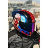 LS2 Rapıd 2 Race Zombıe Kask Siyah-Kırmızı Renk L Beden ile Motorsiklet Aksesuarları için Uygun