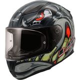 Ls2 Rapıd 2 Spox Gri-Kırmızı Full Face Motosiklet Kaskı - XS