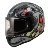 Ls2 Rapid 2 Spox Gri-Kırmızı Kask renkli S
