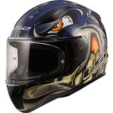 Ls2 Rapıd 2 Spox Mavi-Gri Fullface Motosiklet Kaskı - 2XL