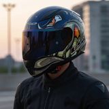 Ls2 Rapıd 2 Spox Mavi-Gri Kask (Siyah Vizör + Şeffaf Vizör) - XL - Tek Renk