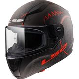 Ls2 Rapıd 2 Takaroa Mat Siyah-Kırmızı Kask - XS