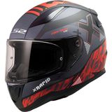 Ls2 Rapid 2 Xtreet Kapalı Motosiklet Kaskı - Mat Siyah - Kırmızı