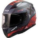 Ls2 Rapıd 2 Xtreet Mat Siyah-Kırmızı Fullface Motosiklet Kaskı - XS