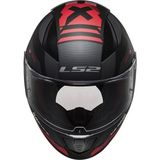 Ls2 Rapıd 2 Xtreet Mat Siyah-Kırmızı Kapalı Kask - XL - Siyah - Kırmızı