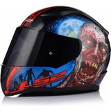 LS2 Rapid 2 Zombie Full Face Siyah Camlı Motosiklet Kaskı