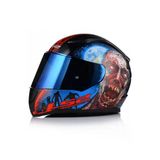 Ls2 Rapıd 2 Zombıe Fullface Motosiklet Kaskı Mavi Camlı + Şeffaf Camlı