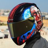 Ls2 Rapıd 2 Zombıe Siyah-Kırmızı Kask - XS