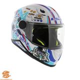 Ls2 Rapid Çocuk Kask – Never Give Up Desenli (Beyaz)