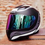 Ls2 Rapid Deeper Full Face Motosiklet Kaskı - Şeffaf + Koyu Mavi Vizörlü - XS
