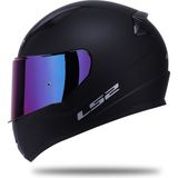 LS2 Rapıd Mat Siyah Kask Gök Küşağı Cam