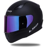 LS2 Rapıd Mat Siyah Motorsiklet Kaskı Antimikrobiyel İç Astar ile 1250 gr Ağırlığında