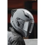 LS2 Rapıd Race Gri Kask Polikarbon Dış Kabuk ile Havalı Tasarım ve Nefes Alabilir İç Astar